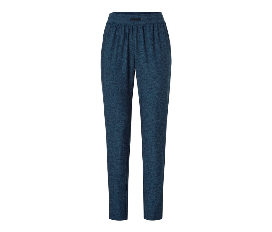 Pantalon de sport bleu.