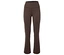 Pantalon de yoga marron à taille haute.