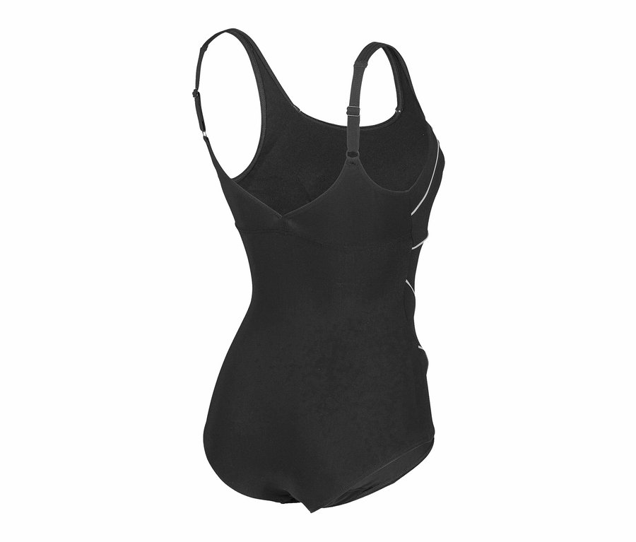 Maillot de bain noir arena Shapewear pour femmes Jewel R bonnet C bas.