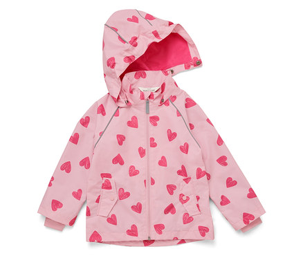 Veste de pluie pour enfant, cœurs