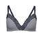 Gris-blanc à rayures<br>Dentelle et bretelles gris foncé