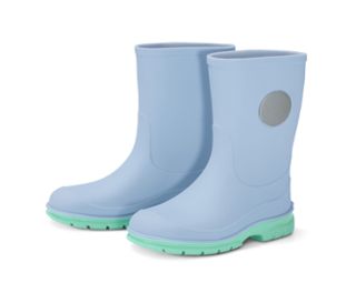 Kaki<br>Semelle bleu clair