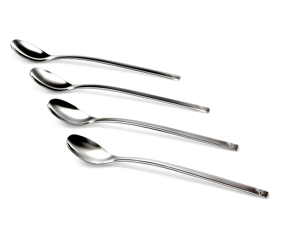 Cuillères à latte macchiato, lot de 4