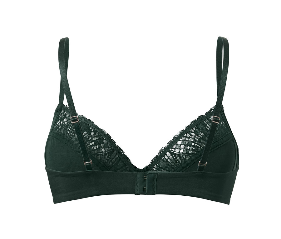 Gros plan d'un soutien-gorge doux.