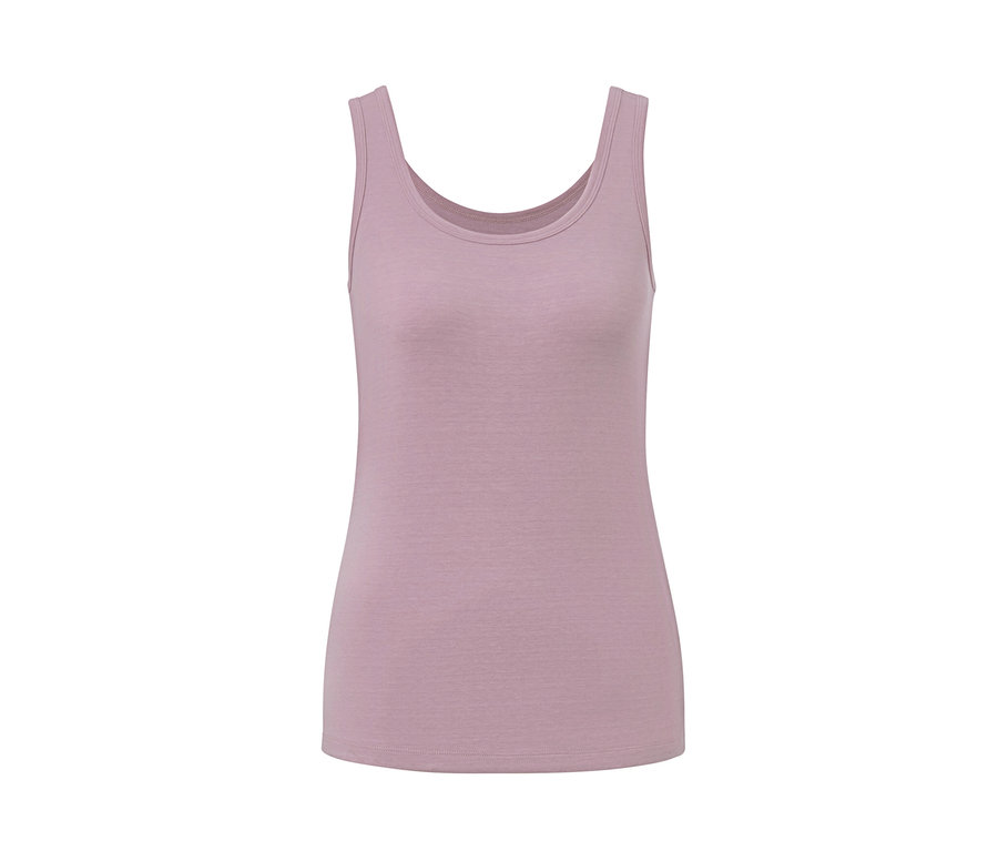 Débardeur rose avec de la laine certifiée RWS.