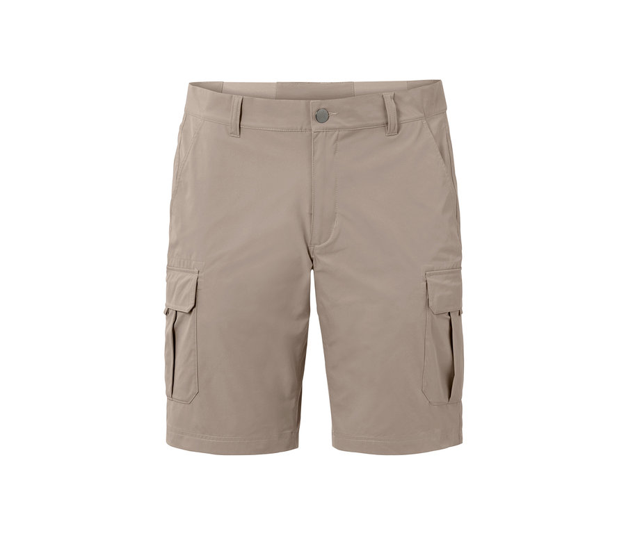 Un short fonctionnel taupe.