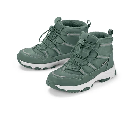 Bottines thermiques pour enfant, vert.