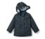 Veste de pluie thermique pour tout petit, bleu ardoise gouttes - Bleu ardoise avec des gouttes bleu foncé