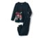 Pyjama bébé bleu marine avec imprimé tracteur.