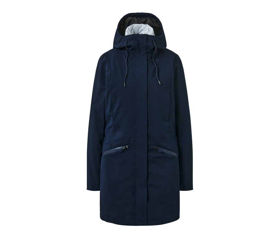 Manteau d'extérieur 3 en 1 bleu.