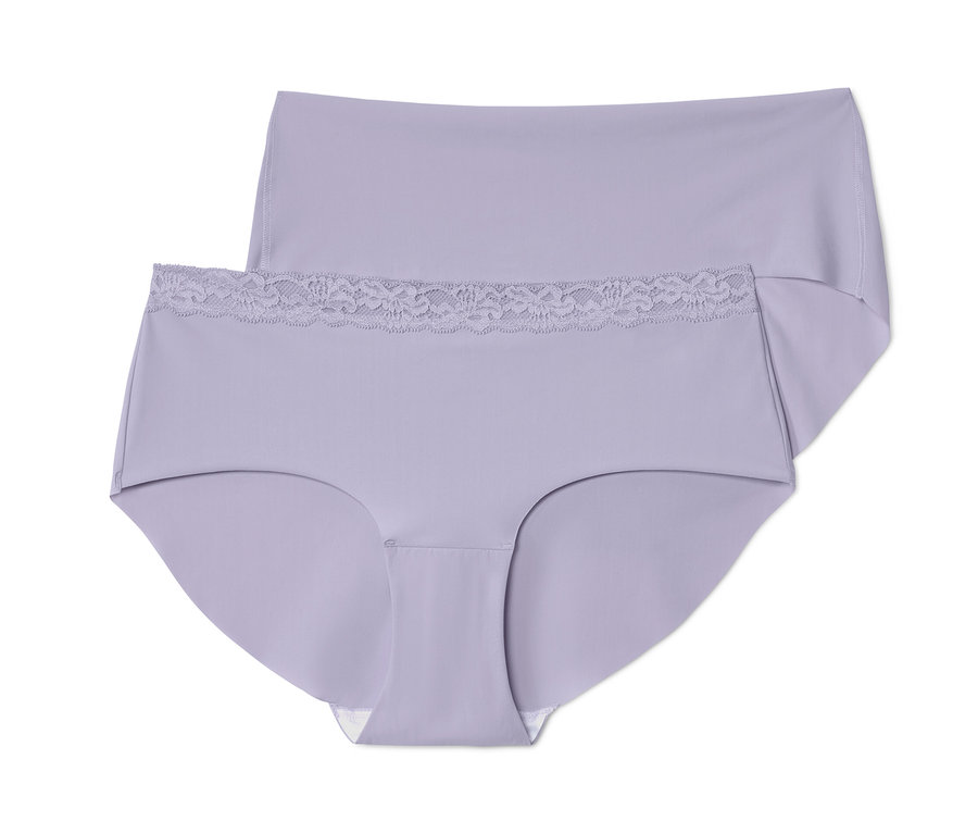 Deux culottes violettes Magic Cut.