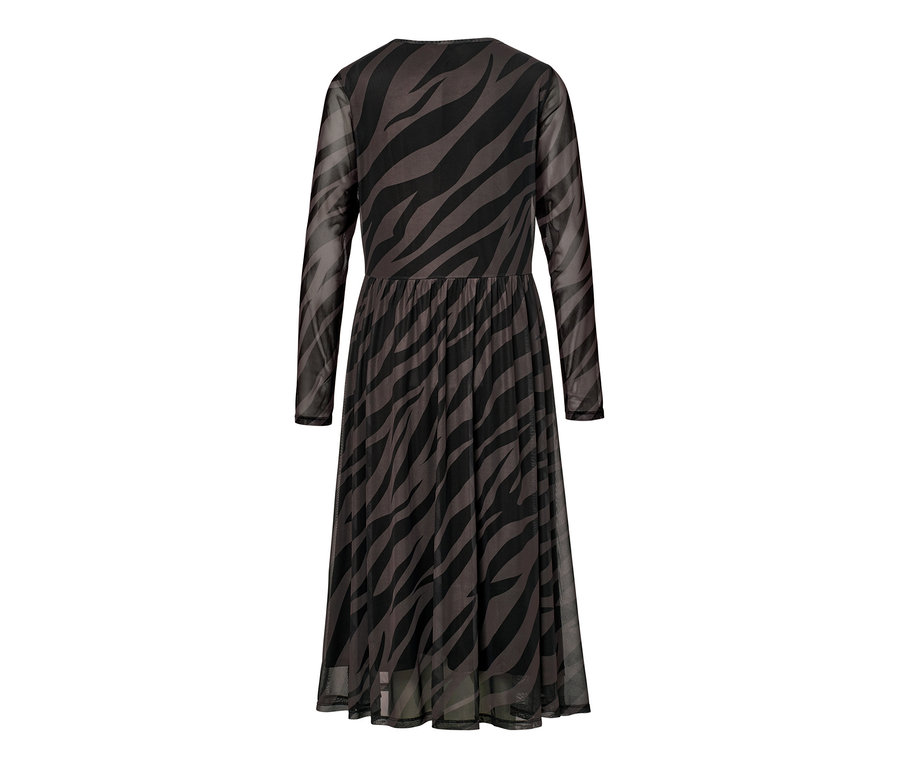 Robe en mesh imprimée.