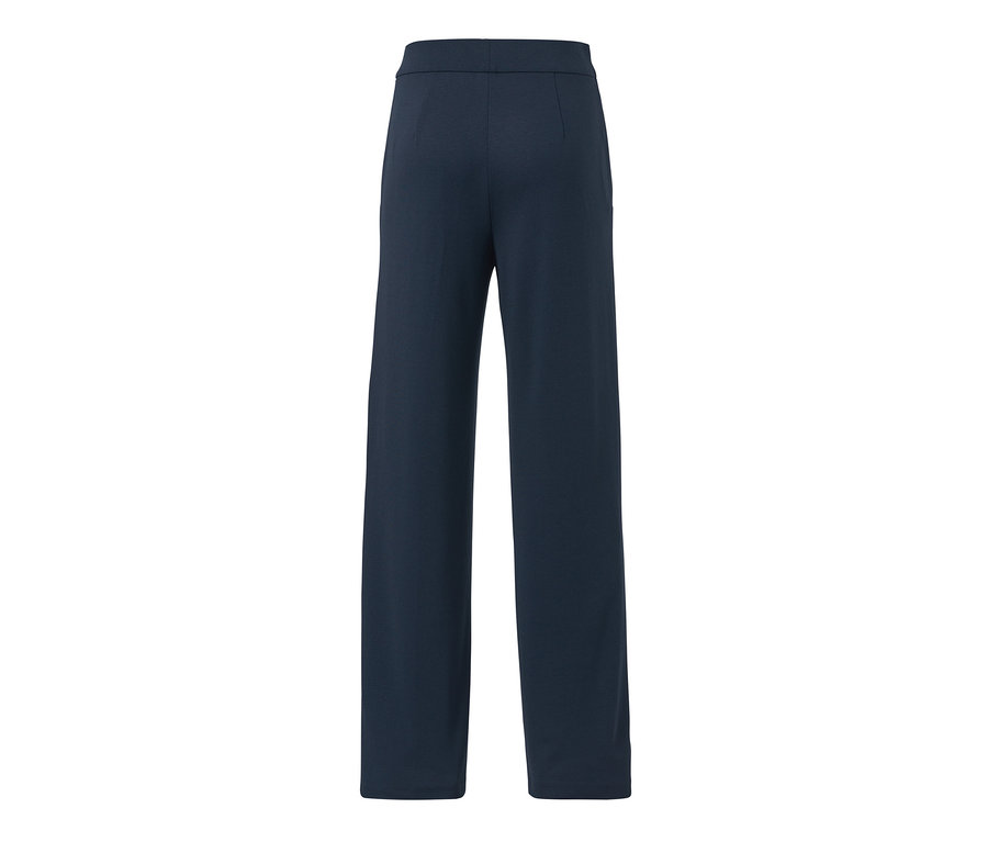 Pantalon en jersey confort bleu marine.