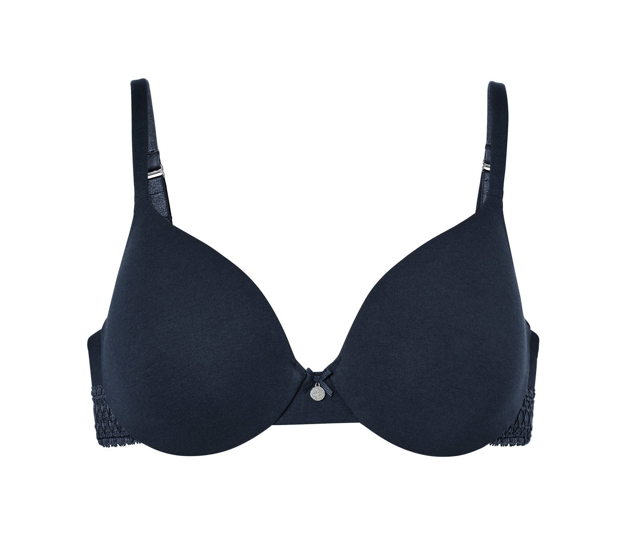 Soutien-gorge invisible bleu.