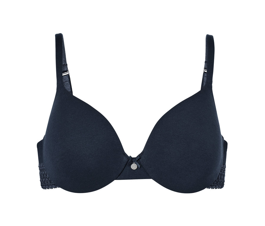 Soutien-gorge invisible bleu.