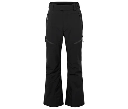Pantalon de ski noir avec poches zippées.