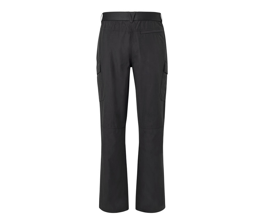 Pantalon d’extérieur noir avec protection anti-moustiques.