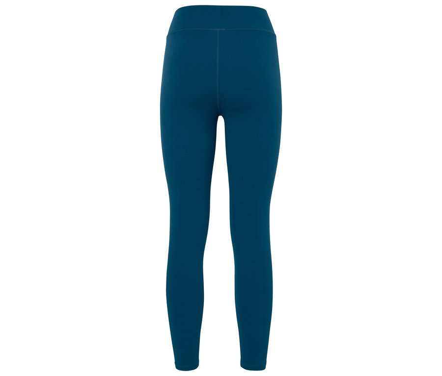 Leggings bleus taille haute, vue arrière.
