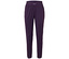 Pantalon violet avec cordon de serrage à la taille.