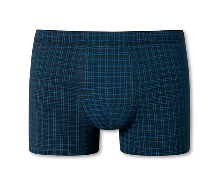 Un short SCHIESSER à carreaux.