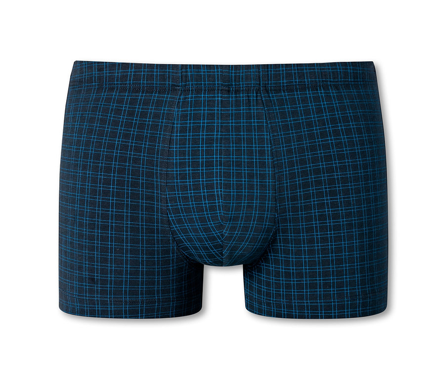 Un short SCHIESSER à carreaux.