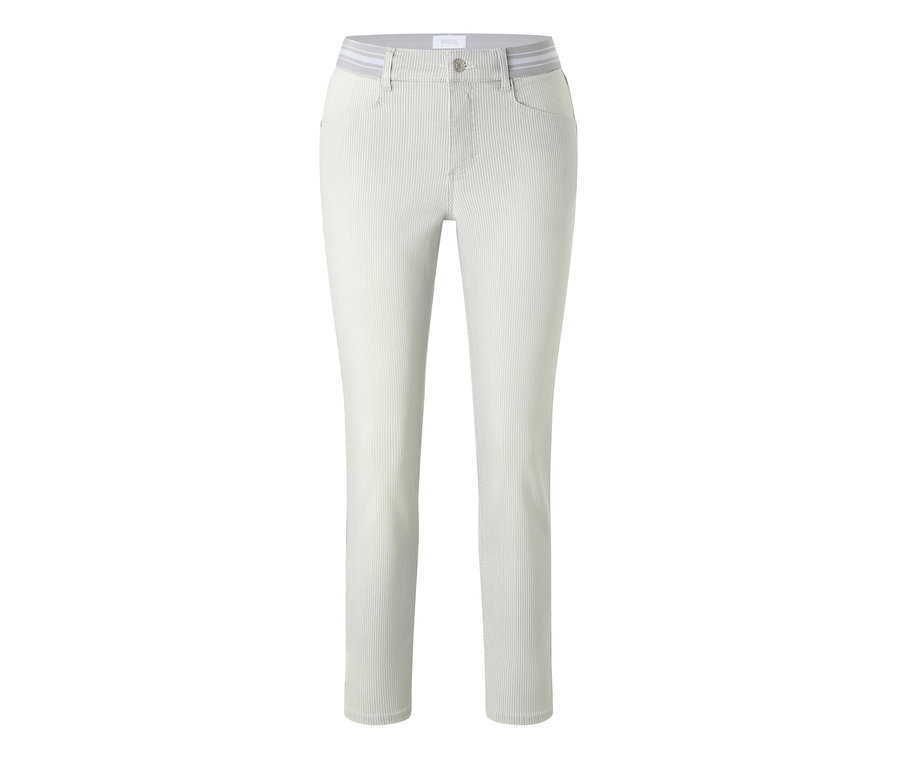 Jean Angels « Ornella Sporty » coupe étroite 7/8 gris clair.