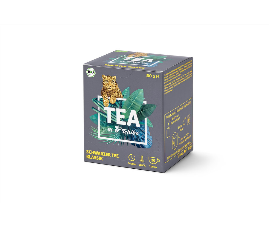 Paquet de BIO TEA by Tchibo Classique 8x20x2,5g.