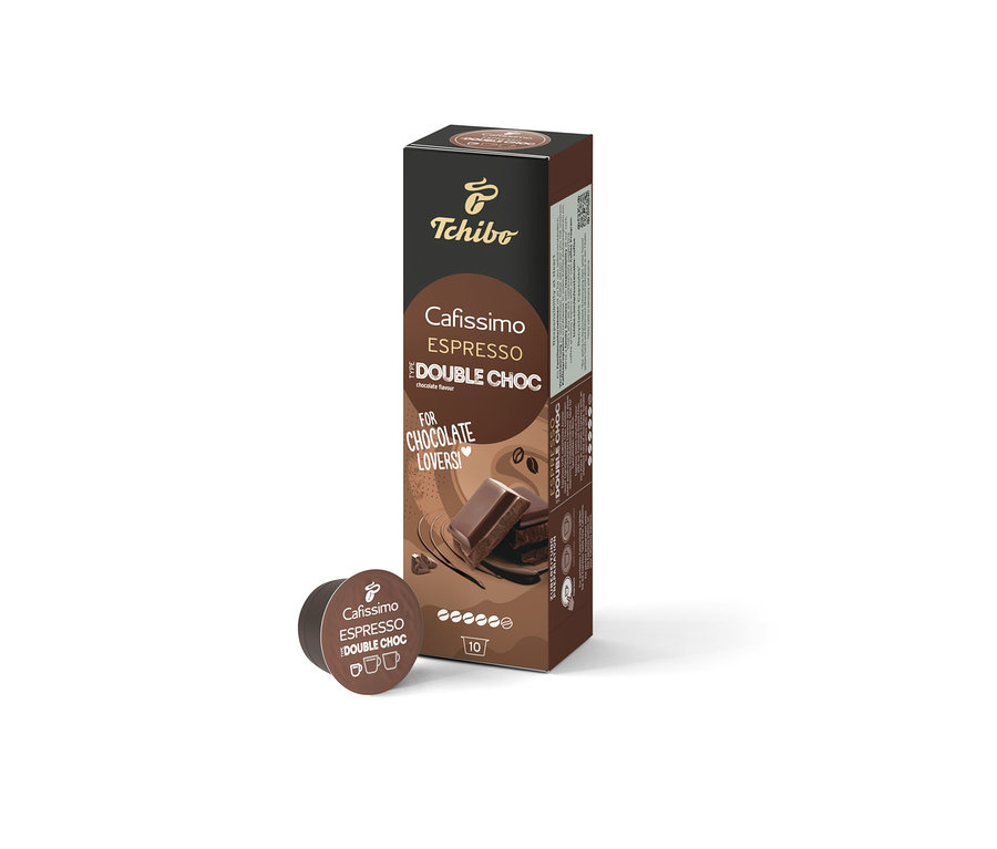Paquet et capsule Cafissimo Espresso Double Choc.