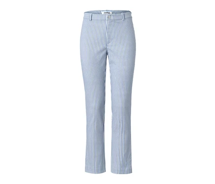 Pantalon stretch à rayures.