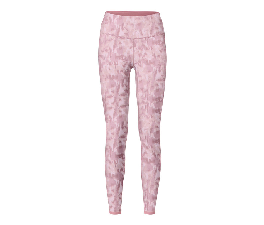 Legging de sport réversible rose.