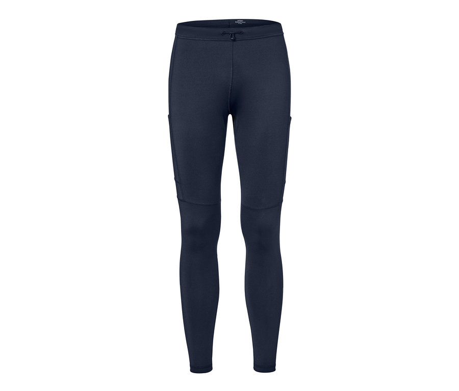 Legging thermique bleu.