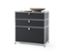 Commode en métal noire « CN3 » avec 3 tiroirs.