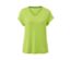 T-shirt technique vert clair à manches courtes.