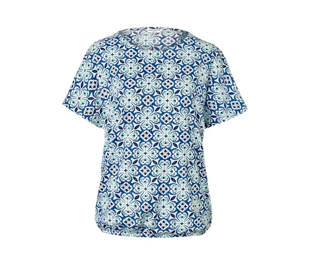 Blouse avec imprimé intégral.