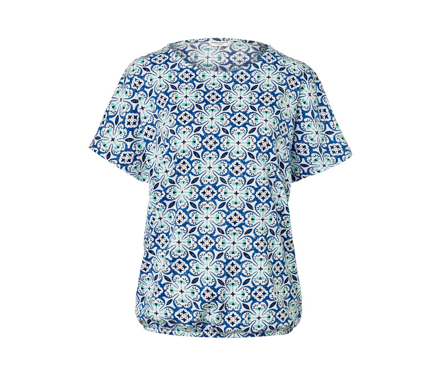 Blouse avec imprimé intégral.