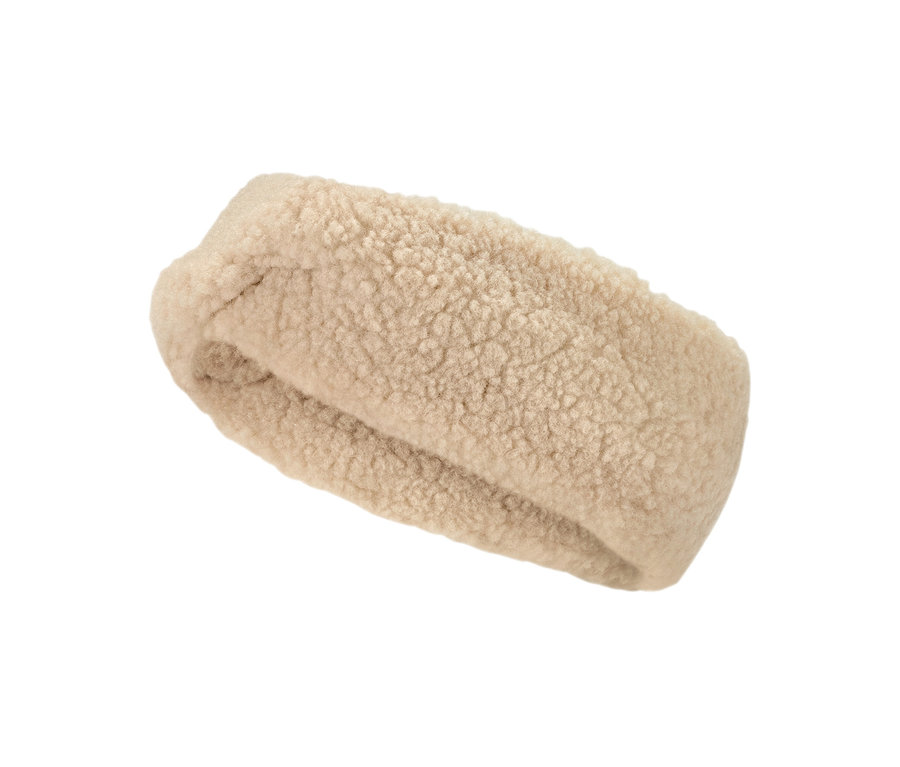 Bandeau en peluche teddy.