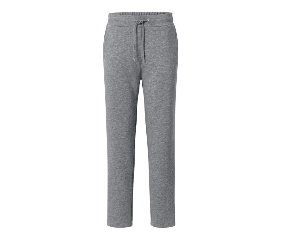 Pantalon de jogging gris avec cordon de serrage à la taille.