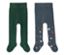 2 collants pour tout petits, ferme/verts - 1x vert avec imprimé intégral d’animaux multicolores, 1x bleu avec imprimé intégral d’animaux multicolores