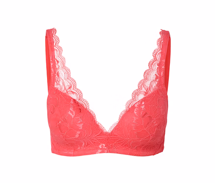 Soutien-gorge à coques souples rouge.