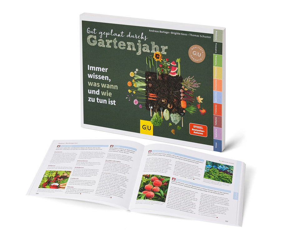 Livre «
Gut geplant durchs Gartenjahr
» (une bonne planification de votre jardinage tout au long de l’année, en allemand).