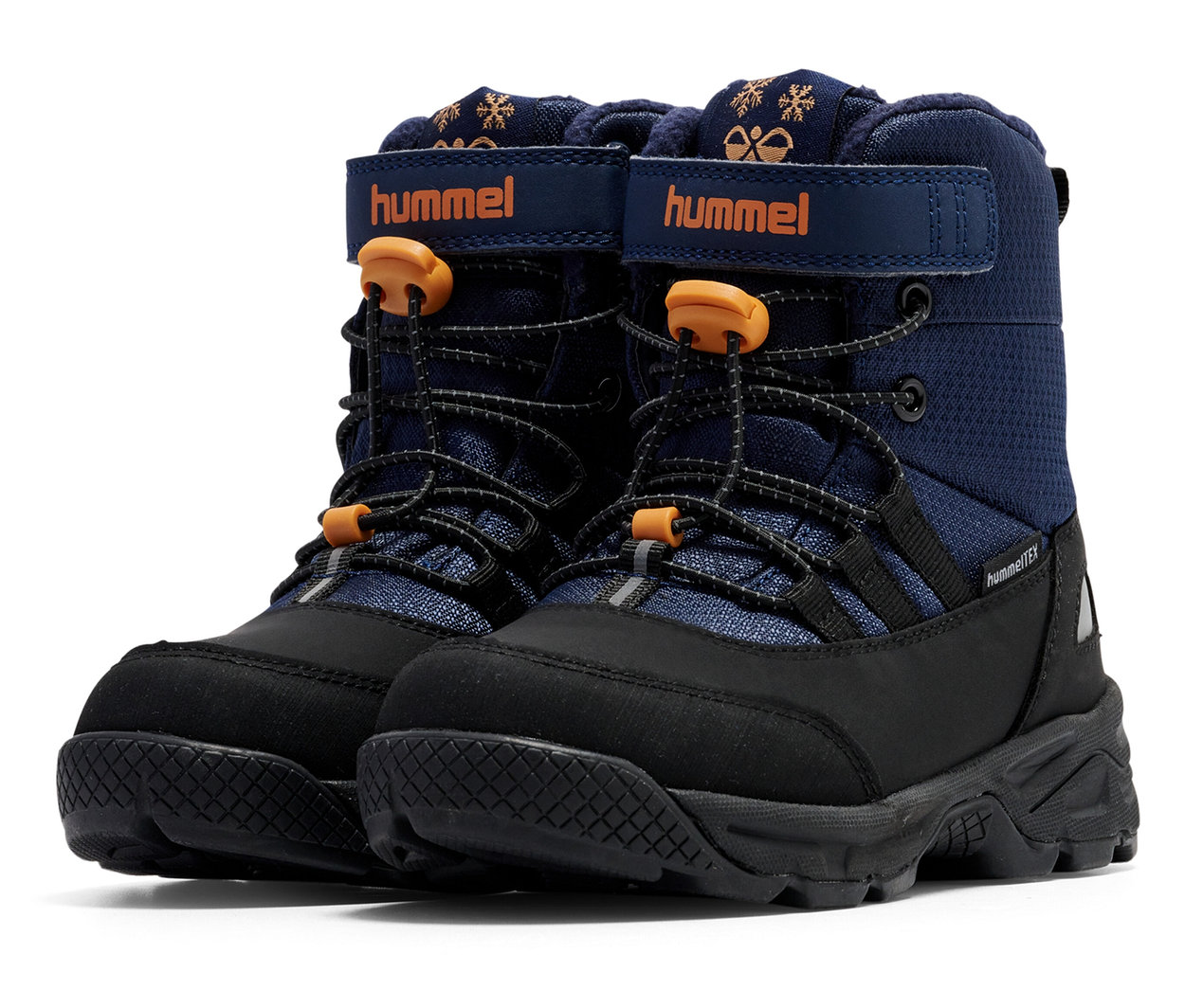 Deux bottes de neige bleues Hummel Tex.