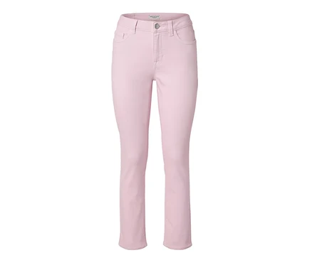 Jeans colorés roses, coupe « Emma ».