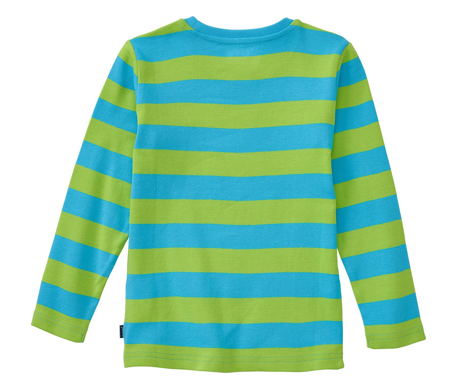 T-shirt à rayures JAKO-O, turquoise et vert.