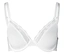 Soutien-gorge blanc avec de la dentelle.
