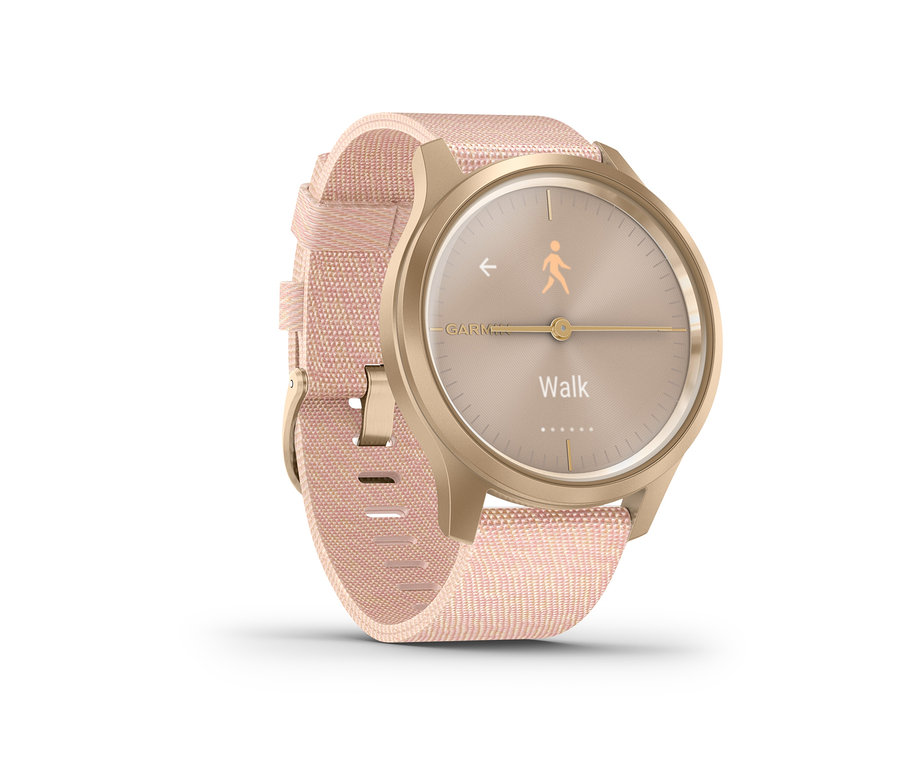 Gros plan sur la montre de sport Garmin Smartwatch « vivomove ».