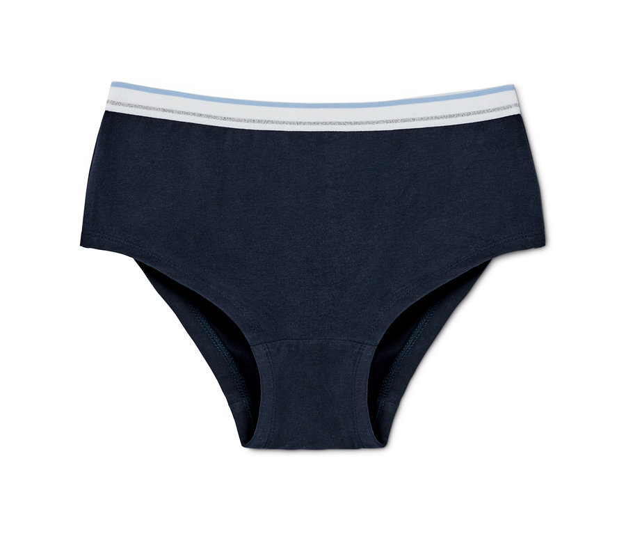 Une culotte bleu marine pour filles en coton bio, 1 pièce sur 3.