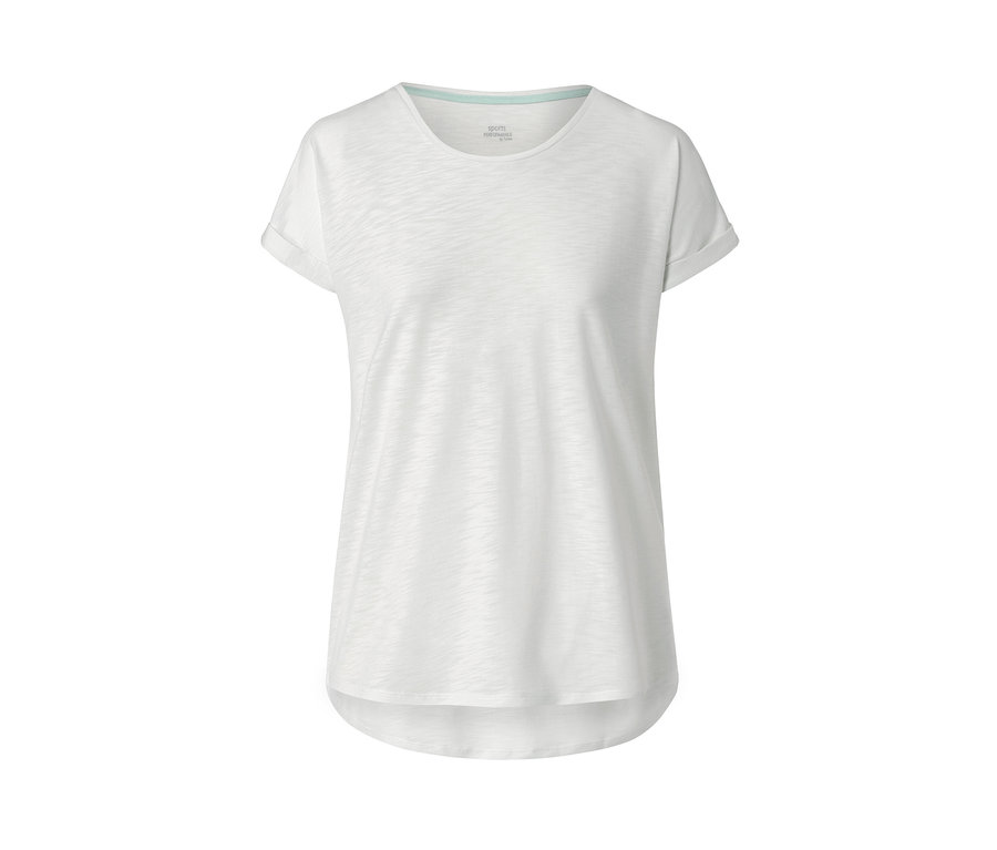 T-shirt de sport blanc.