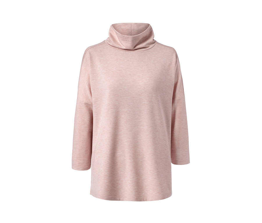 Pull molletonné rose.