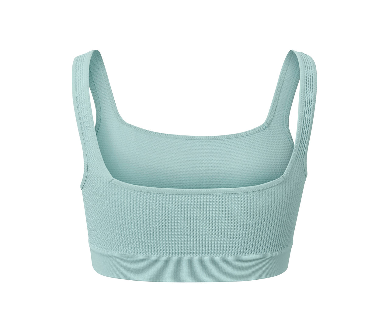 Gros plan d'une brassière sans coutures avec structure.