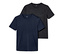 1x anthracite chiné, 1x bleu foncé